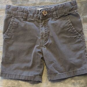 Cat & Jack Dark Gray Button-Front Shorts